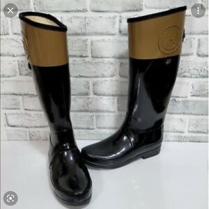 Hunter Regent Carlyle Rubber High Rain  Boots Size 7US